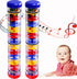 2 PCS Sensory Stick Rainmaker, Rainmaker Toy, Beaded Raindrops Rainmaker, Developmental Sensory Shaker, Musical Instrument for Babies,Toddlers and...