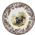 Spode Woodland Salad Plate, Black Bear, 8” | American Wildlife Collection | Made in England | Ideal Hunting Cabin Décor | Microwave and Dishwasher...