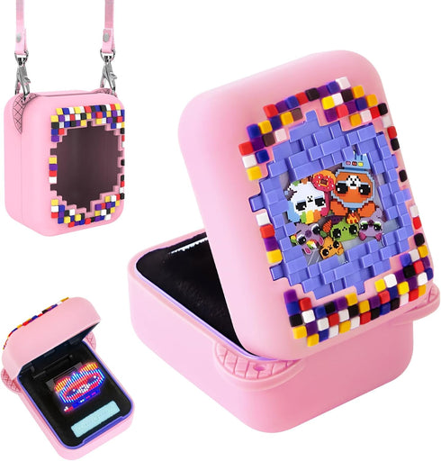 Silicone Case for Bitzee Interactive Toy Digital Pet and Case, Protective Holder Skin for Bitzee Virtual Electronic Pets Kids Toys (Pink)...
