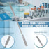 A2Z-DE003 Stainless Steel Double Ended Micro Lab Spatula Sampler, Round & Tapered Arrow End, 7" Length...
