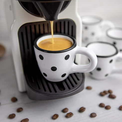 City to Cottage Ceramic Espresso Cups of 4, Small Expresso Shots Cups, Espresso Mugs, Demitasse Cups, Perfect for Espresso Machine and Coffee Make...
