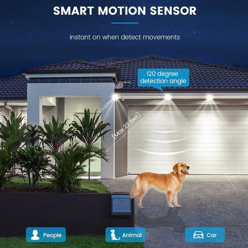 Motion Sensor Light Bulbs, 13W(100W Equivalent) Movement Activated Dusk to Dawn Sensor LED Bulb, A19 E26 5000K Cool White Security Bulbs Outdoor I...
