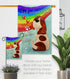Breeze Decor Rainbow Bridge Garden Flag Expression Sympathy Remembrance Memorial Bereavement Love Support Emotion Postive House Decoration Banner ...