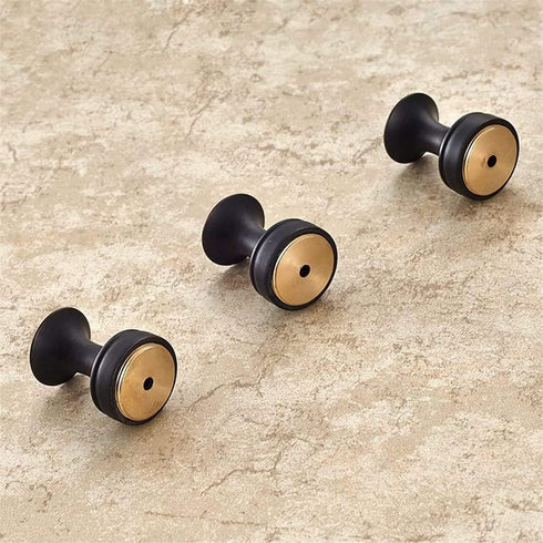 BigBig Home Bronze Towel Hooks, Bathrooms Wall Hook Farmhouse Robe Hooks Bedroom Coat Clothes Hanger, Oil Rubbed Finish 5 Pack ORB...