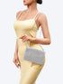 Verdusa Women's Shiny Mini Rhinestone Square Bag Sparkle Clutch Purse Wedding Evening Party Handbags...