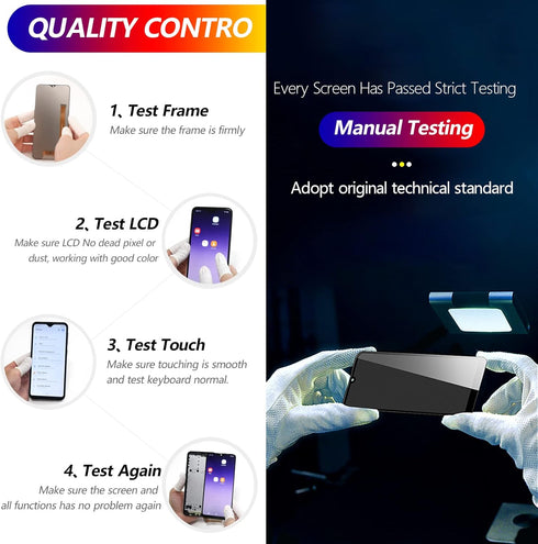 Screen for Samsung Galaxy A03s Screen Replacement for Samsung A03s SM-A037U LCD Touch Panel Display Digitizer Assembly Repair Parts with Kit...