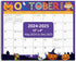 Magnetic Calendar for Refrigerator, 8'' x 10'' Fridge Calendar Runs from May 2024 Until December 2025, 20 Months Refrigerator Calendar for Home, O...