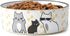 PetRageous 17013 Tangled Kitty Stoneware Dishwasher Safe Cat Bowl with 2-Cup Capacity 5-Inch Diameter by 2-Inch Tall Great for Small Cats or Large...