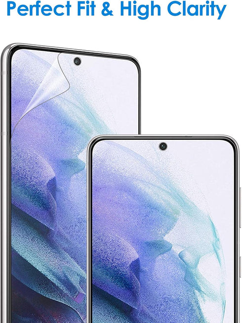 JETech Screen Protector Compatible with Samsung Galaxy S21 5G 6.2-Inch, HD Clarity, Flexible TPU Film Compatible with Fingerprint Sensor, 2-Pack...