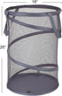 Household Essentials 2027-1 Pop-Up Collapsible Mesh Laundry Hamper | Charcoal...