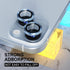 Choiche Compatible for iPhone 15 /iPhone 15 Plus Camera Lens Protector, 9H Tempered Glass Camera Cover Screen Protector Metal Ring Decoration Acce...