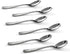 Hudson Essentials Hammered Demitasse Espresso Spoons, 4.6-inch Mini Coffee Spoons, 18/10 Stainless Steel Small Spoons for Dessert, Coffee, Tea, Se...