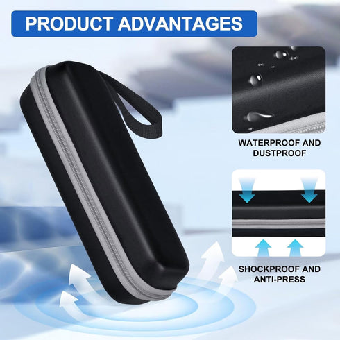 Toothbrush Travel Case for Oral B/Oral-B Pro 1000 1500 5000 7000 7500 6000 9600/ Phlips Sonicare 4100 5100 1100 6100 5300 Electric Toothbrush, Por...