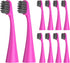 Replacement Toothbrush Heads Compatiable with BURST Kids Electric Toothbrush 10 Pack - Soft Charcoal Bristles for Gentle on gum and Deep Cleaning,...