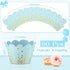 Zhehao 60 Pcs Gold Polka Dots Cupcake Wrappers Adjustable Cupcake Liners Paper Baking Cups Disposable Muffin Liners Cupcake Holders for Birthday B...