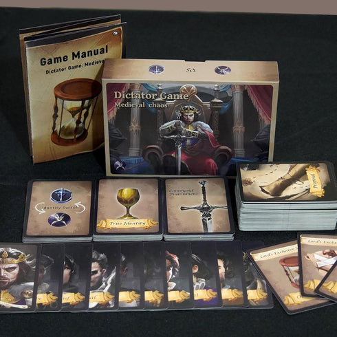 A&B GAMES Portable Medieval Strategy Card Game: Team vs. Team Fun for 5-10 Adult Players – Perfect for Showcasing Your Skills at Parties...