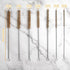 Tube Brush Kit Stainless Steel Brass Wire Bottle Wire Tube Brushes11'' Long-Handle Bristle Cleaning, 6mm/8mm/10mm/12mm/15mm/20mm/22mm Brass Tube B...