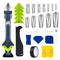Caulking Tool Kit, 28PCS Silicone Caulking Tools(Stainless Steelhead) Caulking Tool Sets Silicone Sealant Finishing Tool, Great Tools for Kitchen ...
