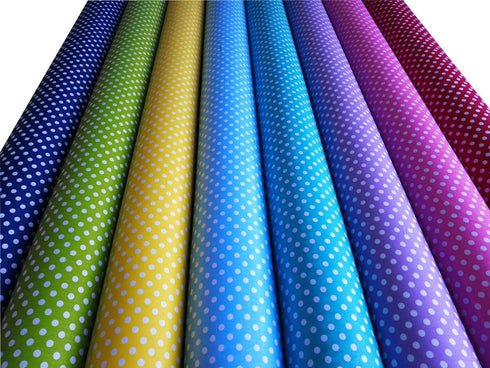 Fat Quarters Cotton Fabric Bundles 18" x 22" Quilting Fabric for Sewing,8 PCS Dots...