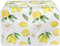 Lemon Flower Toaster Dust Cover Bread Maker Machine Cover, Dustproof Bakeware Protector with Top Hook, 2 Slice Toaster Appliance Cloth Cover, Yell...