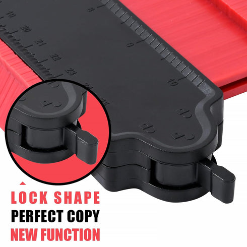 10" Contour Duplication Gauge?Adjustable Lock ?Precisely Copy Irregular Shape ?Irregular Welding Woodworking Tracing ? Must Have Tool for DIY Hand...