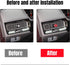 for 11th Gen Civic Air Conditioning Shift Knob Cover A/C Climate Control Engine Start/4PCS for Honda Civic 2022-2024 for Honda CRV 2023-2024(Red 4...