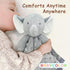 Elephant Baby Security Blanket Loveys for Babies Boys Girls, 15" Soft Baby Lovey Unisex Lovie, Baby Snuggle Toy Elephant Stuffed Animal, Grey Elep...