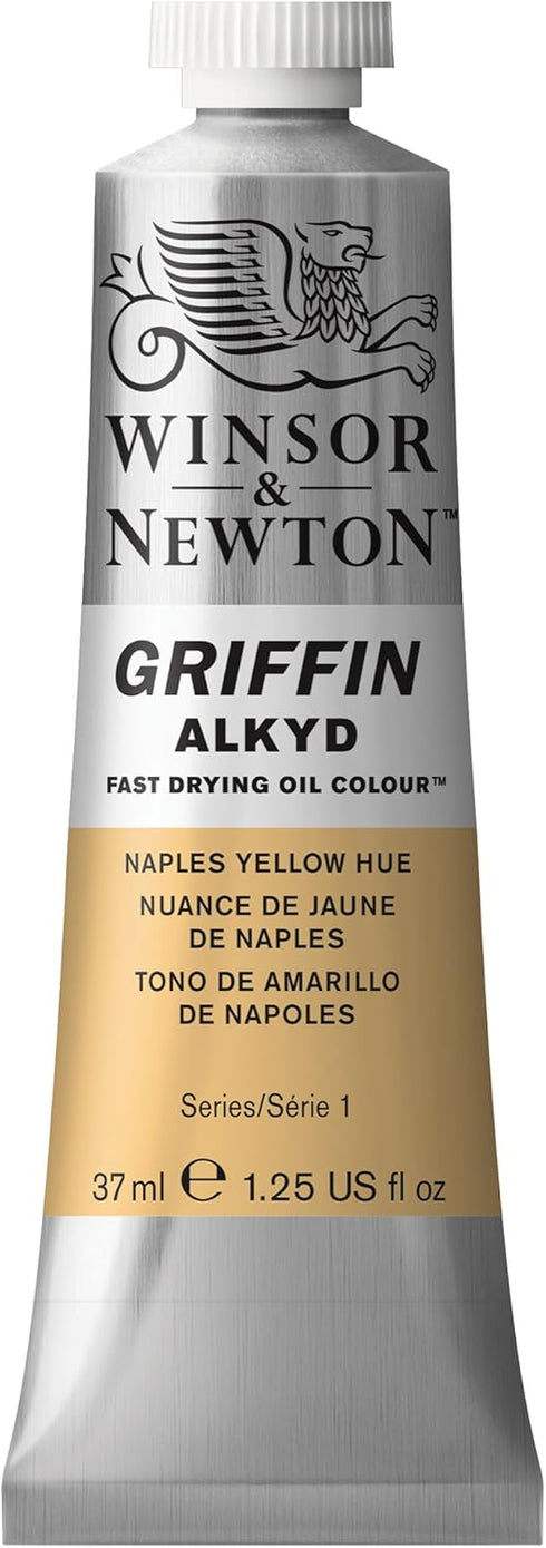 Winsor & Newton Griffin Alkyd Fast Drying Oil Paint, 37ml (1.25-oz) tube, Naples Yellow Hue...