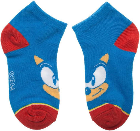 Bioworld Sega Sonic The Hedgehog Youth Ankle Socks 4 PAIRS...
