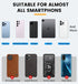 SHANSHUI Phone Card Holder, Ultra Slim Phone Wallet Stand Silicone Sticky Business Credit Card ID Holder for Back of Phone Compatible with iPhone ...