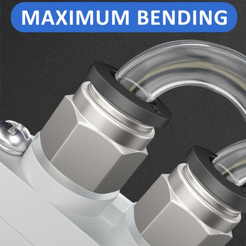 Push to Connect Fitting, 3/8" Tube OD x 3/8" NPT Thread Male Straight Pneumatic Air Fitting Quick Connector for Solenoid Valves Hydraulic Cylinder...