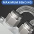 Push to Connect Fitting, 3/8" Tube OD x 3/8" NPT Thread Male Straight Pneumatic Air Fitting Quick Connector for Solenoid Valves Hydraulic Cylinder...