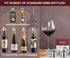 Wine Stoppers for Wine Bottles Pack of 2, Stainless Steel Wine Corks with Silicone Plug, Leak-Proof W stopper Reusable for Beverage, Alcohol Bottl...