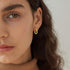 micuco 3 Pairs Small Hoop Earrings Set for Women, 14K Gold Plated Huggie Hoop Earrings for Men, Tiny Cartilage Hypoallergenic Earring Set...