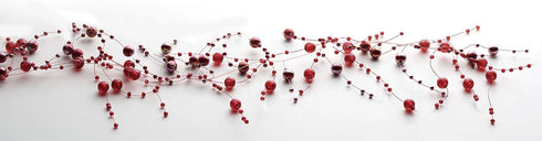 Sullivans 5' Long Red Pearl Beaded Garland...