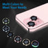 for iPhone 15 and iPhone 15 Plus Camera Lens Protector, Anti-Scratch Lens Cover 9H Tempered Glass Metal Camera Screen Protector Shockproof Camera ...