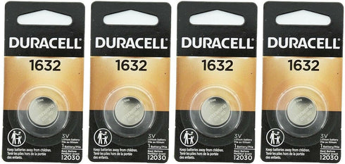 DURACELL 1632 Lithium Coin Battery Pack of 4...