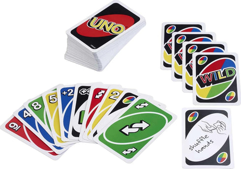 Mattel Games UNO Card Game for Family Night, Travel Game & Gift for Kids in a Collectible Storage Tin for 2-10 Players (Amazon Exclusive)...