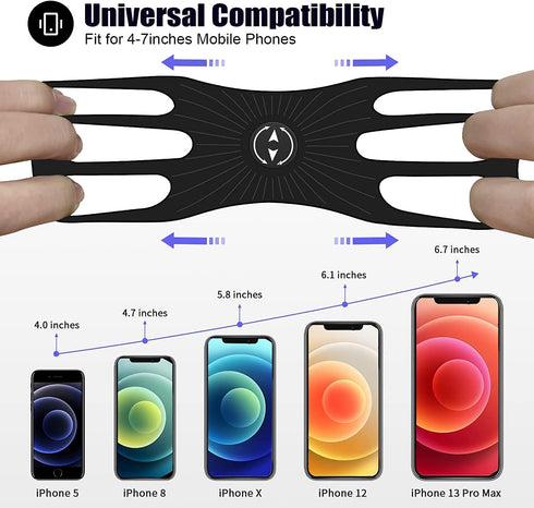 Detachable Phone Holder for Backpack Strap, Backpack Strap Mount for Smartphones,Backpack Strap Phone Holder......