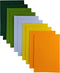 Jtnohx Felt, 3mm Thick Felt Sheets, 8"x12" Felt Fabric for Crafts, 10 Pcs Hard Stiff Color Felt for Sewing Holiday & DIY (Irish Day Colors Series?...