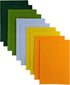 Jtnohx Felt, 3mm Thick Felt Sheets, 8"x12" Felt Fabric for Crafts, 10 Pcs Hard Stiff Color Felt for Sewing Holiday & DIY (Irish Day Colors Series?...