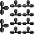 Drip Irrigation Fittings for 1/2 Inch Tubing (0.60"-0.63" OD), 10 Pieces Barbed Tee Drip Parts Locked Tee Connectors, 3 Way Drip Line Nuts Connect...