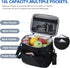 Gloppie Lunch Box for Men Women Insulated Lunch Bag Reusable Lunch Cooler Bag, Black...