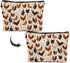 Chicken Bag,Chicken Gifts For Chicken Lovers,Chicken Makeup Make Up Bag Zipper Pouch Travel Toiletry Gifts For Women Chicken Lovers...