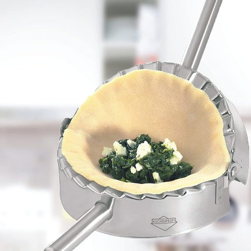 Ravioli, Pierogi, and Dumpling Maker, 18/8 Stainless Steel Pasta and Pastry Press, Perfect for Molding and Sealing Fresh Stuffed Pasta and Pastry ...