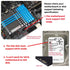 chenyang SAS to SATA Cable,SFF-8482 SAS 29 Pin to SATA 22Pin Hard Disk Drive Raid Extension Cable with 15 Pin SATA Power Port...