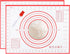 Silicone Pastry Mat 2 Pack Non Stick Baking Mat with Measuremenst 16" x 12" Small Non Slip Silicone Baking Mat for Fondant/Rolling Dough/Pie Crust...