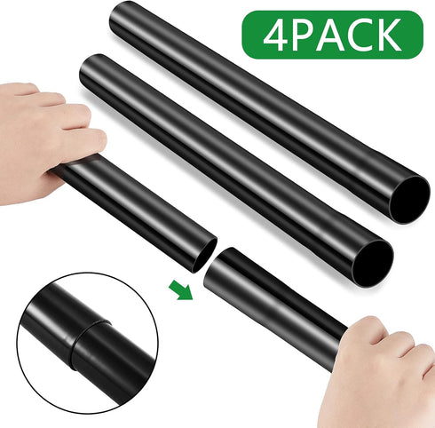 Honoson 1.25 Inch Vacuum Extension Wand Black Vacuum Attachments Vacuum Accessories Vacuum Wand Compatible with Shop Vac Accessories Replacement T...