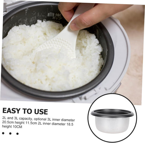Rice Cooker 10 Cup Rice Cooker Liner Pressure Cooker Stainless Steel Rice Cooker and Steamer Rice Cooker Parts Rice Cooker Cooker Cooking Pot...