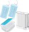 Holy Rose Dental Floss Dispenser -Portable Floss Picks Dispenser-Travel Floss Sticks Case-with 168 Flosser Toothpicks,for Teeth Cleaning - All-in-...